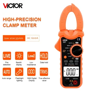 Victor 606B+ Digital Clamp Meter